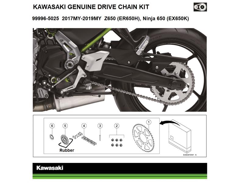 Genuine chain and sprocket kits – Greenham Kawasaki